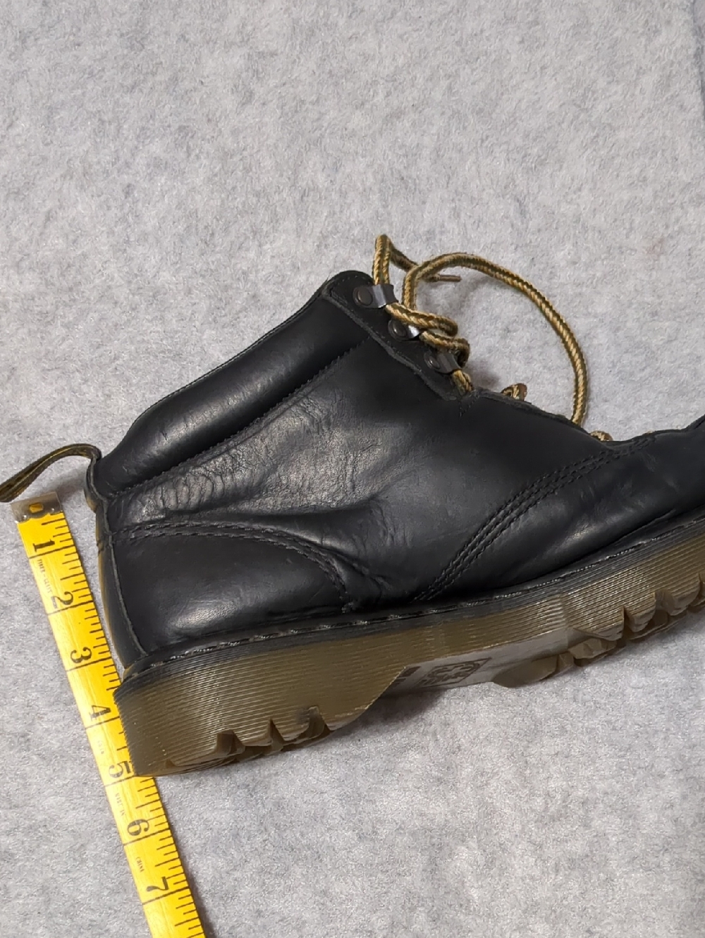 Dr. Martens Black Leather 8287 Men's Boots Made in England Size 12 - Picture 12 of 12